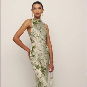 Reformation Anaiis Silk Dress